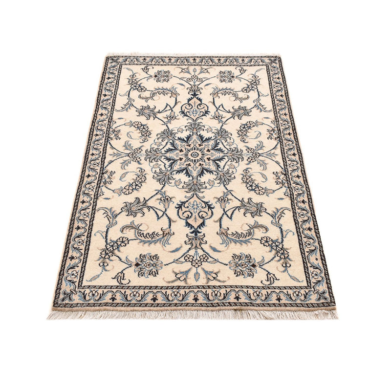 Tapis persan - Nain - 146 x 88 cm - beige clair
