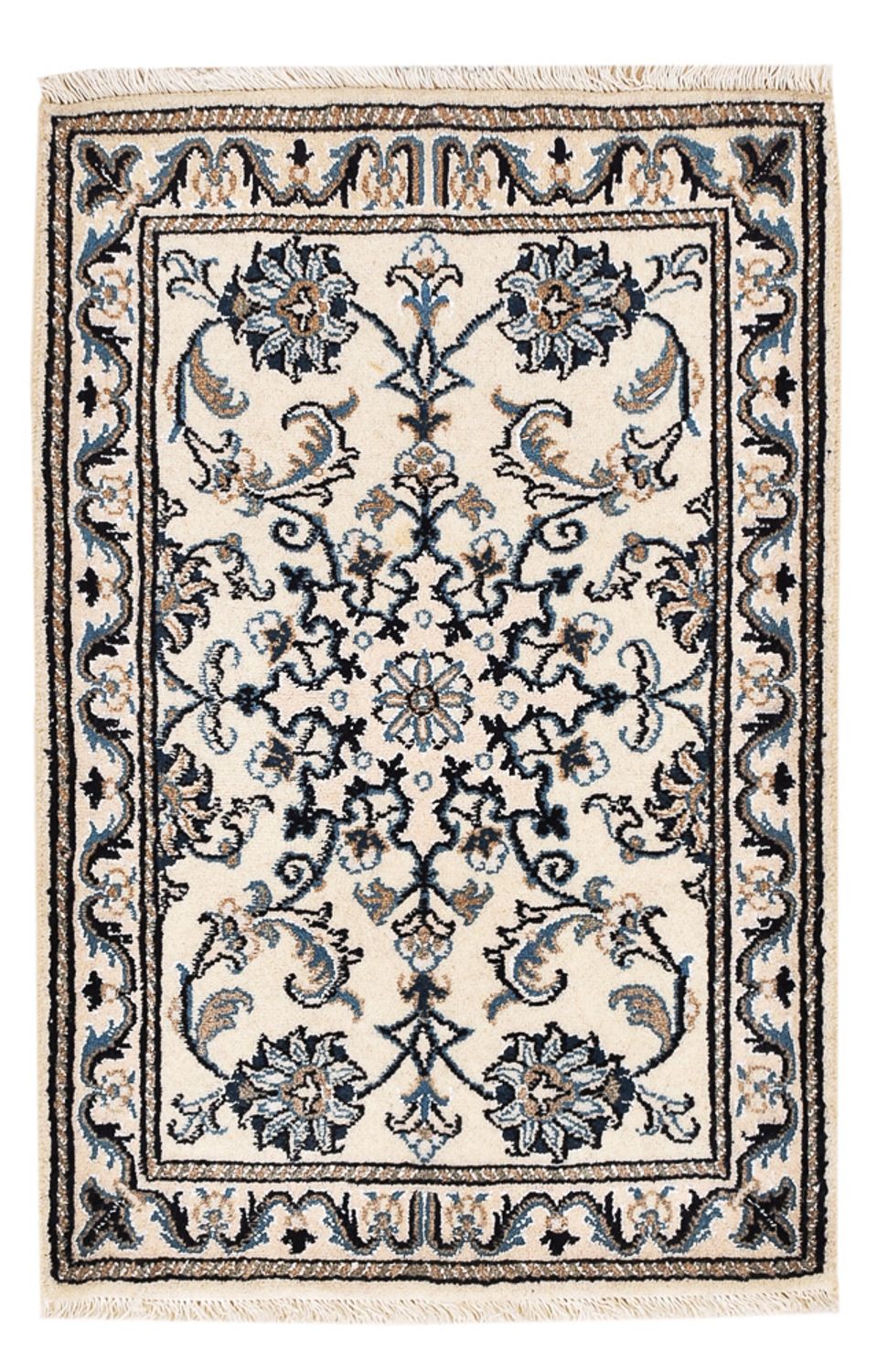 Tapis persan - Nain - 87 x 55 cm - blanc