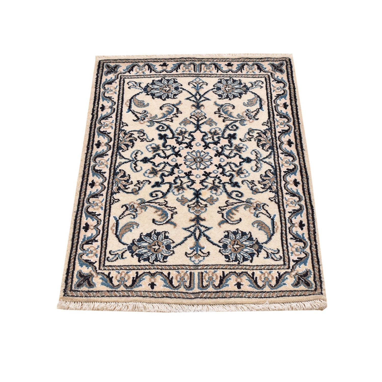 Tapis persan - Nain - 87 x 55 cm - blanc