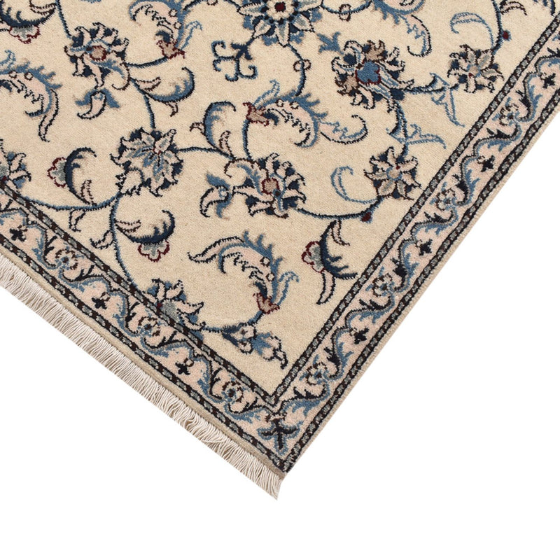 Tapis de couloir Tapis persan - Nain - 290 x 80 cm - beige