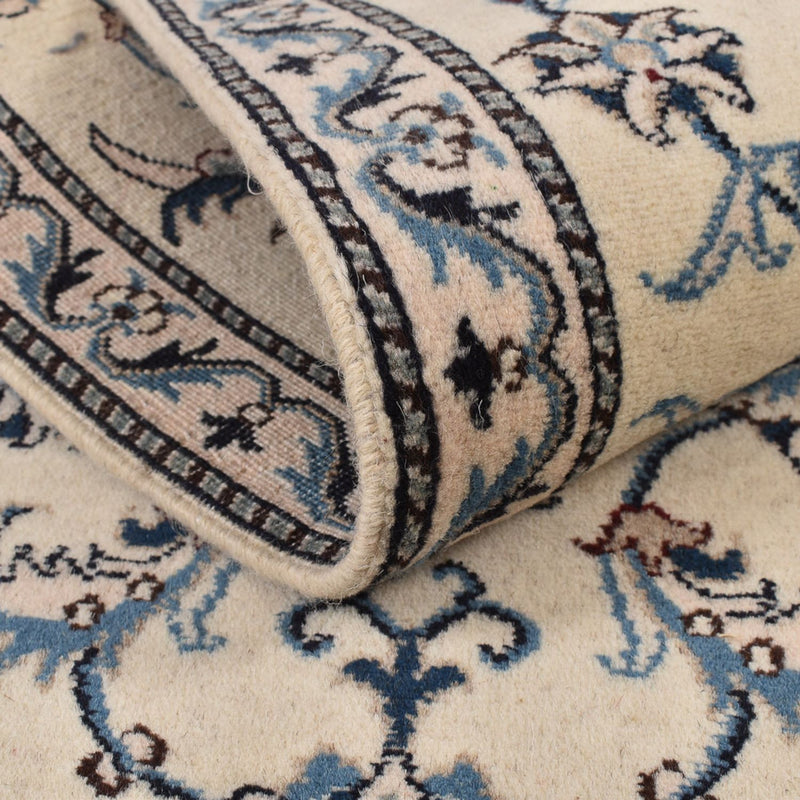 Tapis de couloir Tapis persan - Nain - 290 x 80 cm - beige