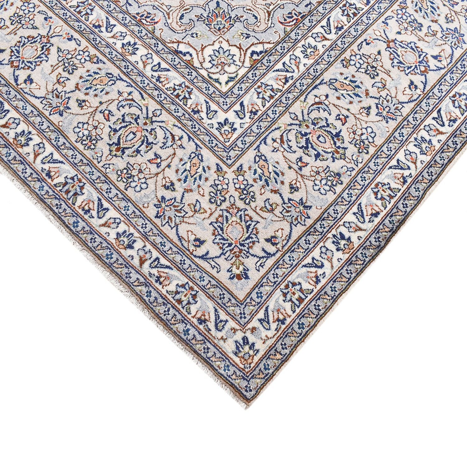 Tapis persan - Keshan - 350 x 242 cm - gris