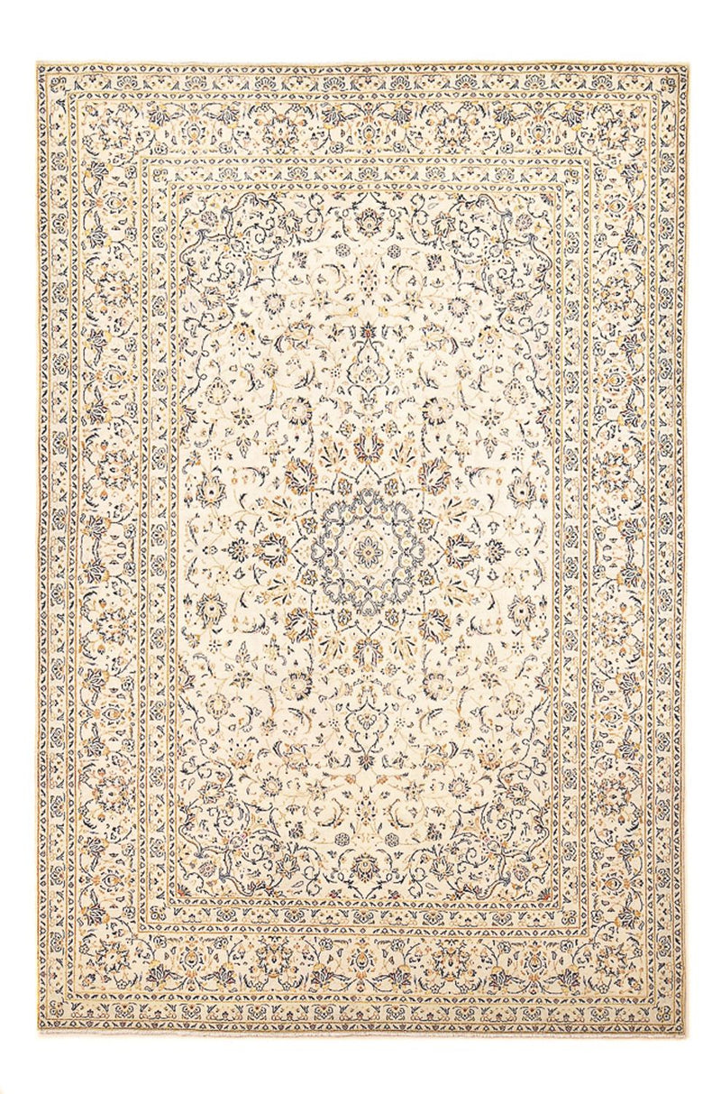 Tapis persan - Keshan - 298 x 202 cm - beige