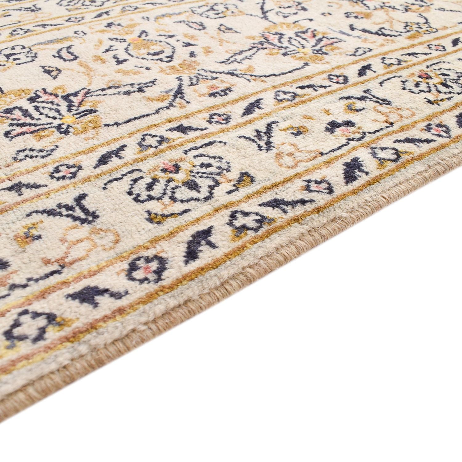 Tapis persan - Keshan - 298 x 202 cm - beige