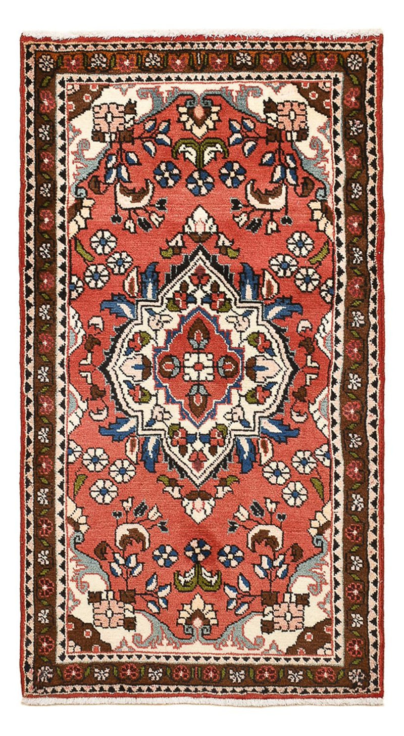 Tapis persan - Nomadic - 127 x 70 cm - rouge clair