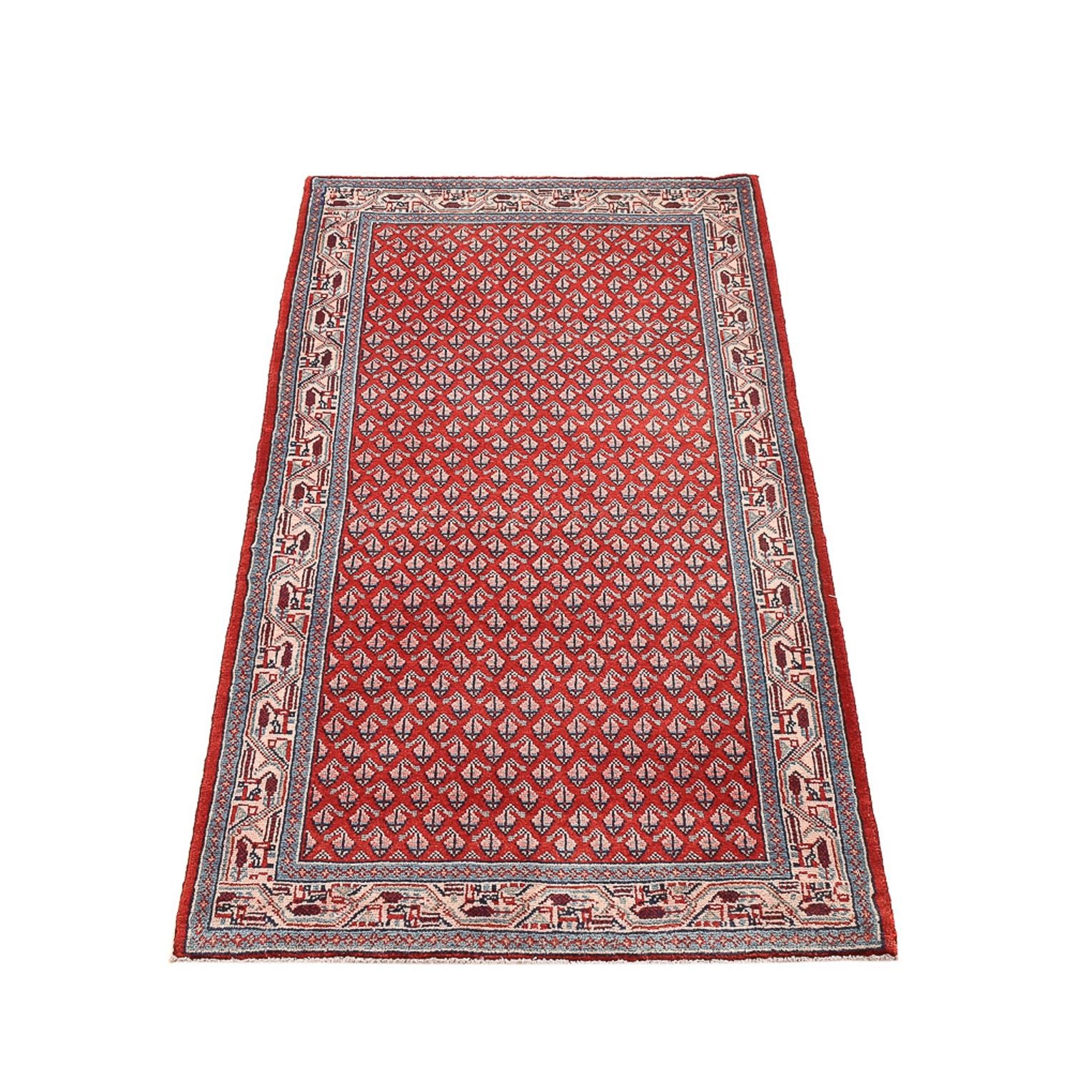 Perserteppich - Mir - 135 x 66 cm - dunkelrot