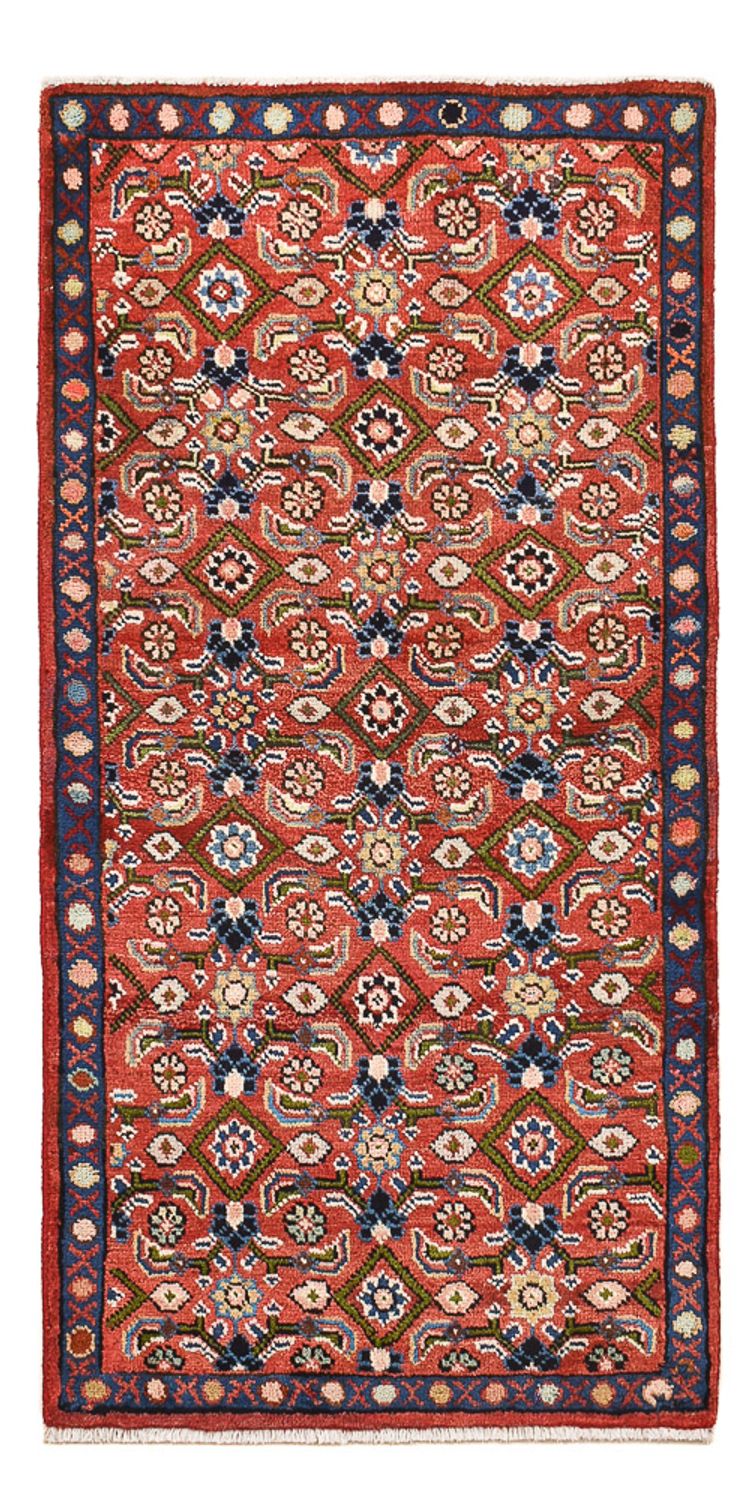 Tapis persan - Classique - 129 x 64 cm - rouge clair