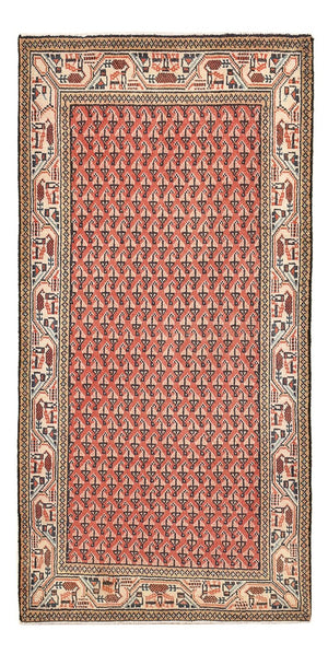 Tapis persan - Mir - 127 x 61 cm - rouge clair