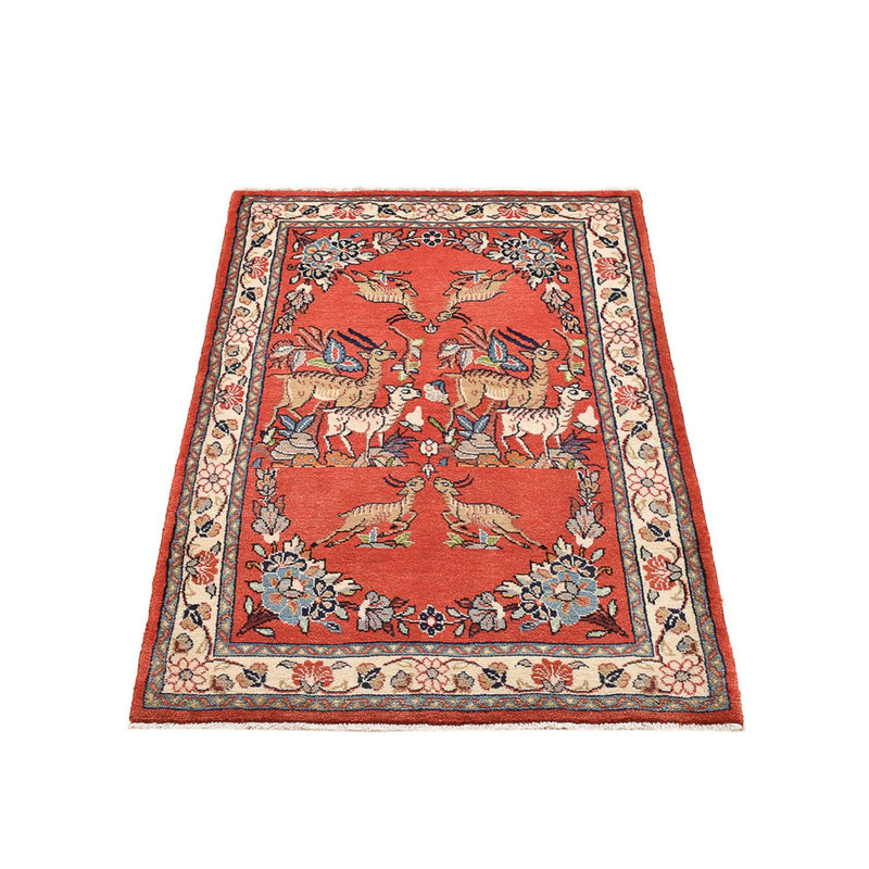 Tapis persan - Classique - 122 x 74 cm - rouge