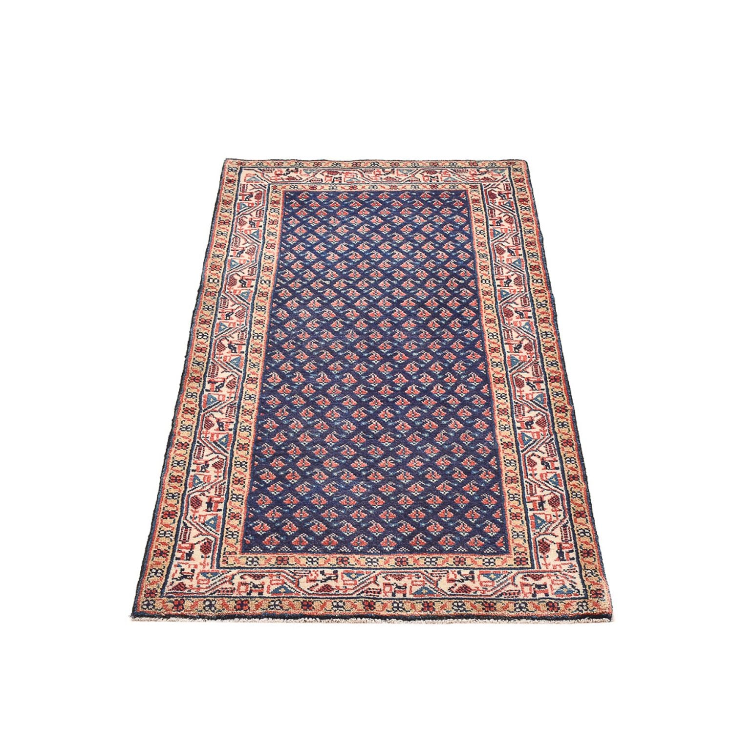 Tapis persan - Mir - 130 x 65 cm - violet