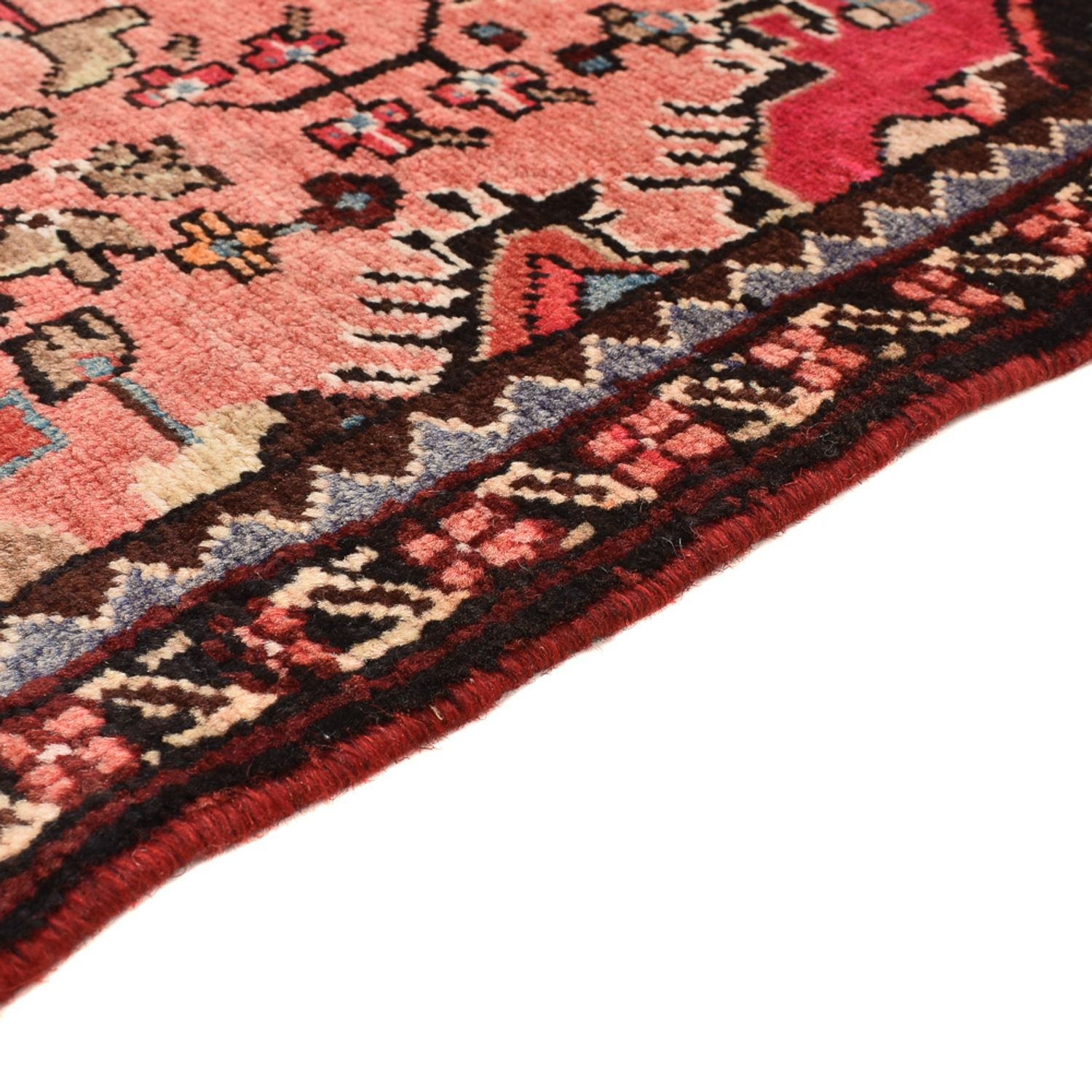 Tapis persan - Nomadic - 123 x 80 cm - rouge clair