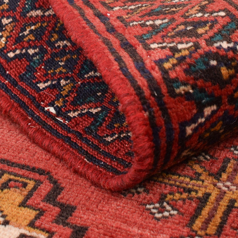 Tapis Turkaman - 116 x 77 cm - rouge