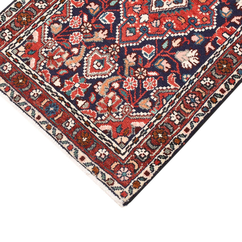 Tapis persan - Nomadic - 90 x 53 cm - rouge foncé