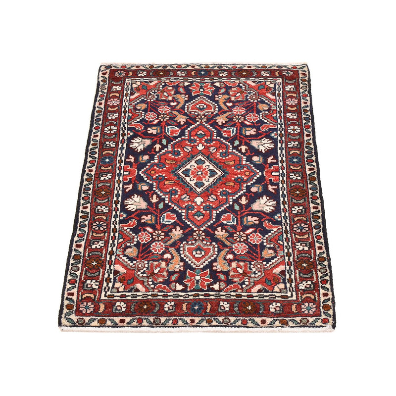 Tapis persan - Nomadic - 90 x 53 cm - rouge foncé