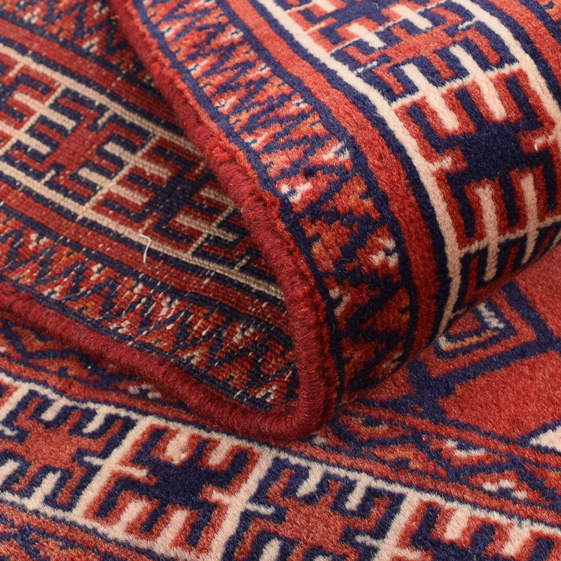 Tapis persan - Nomadic - 92 x 70 cm - rouge foncé