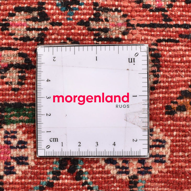 Tapis persan - Nomadic - 77 x 54 cm - rouge foncé