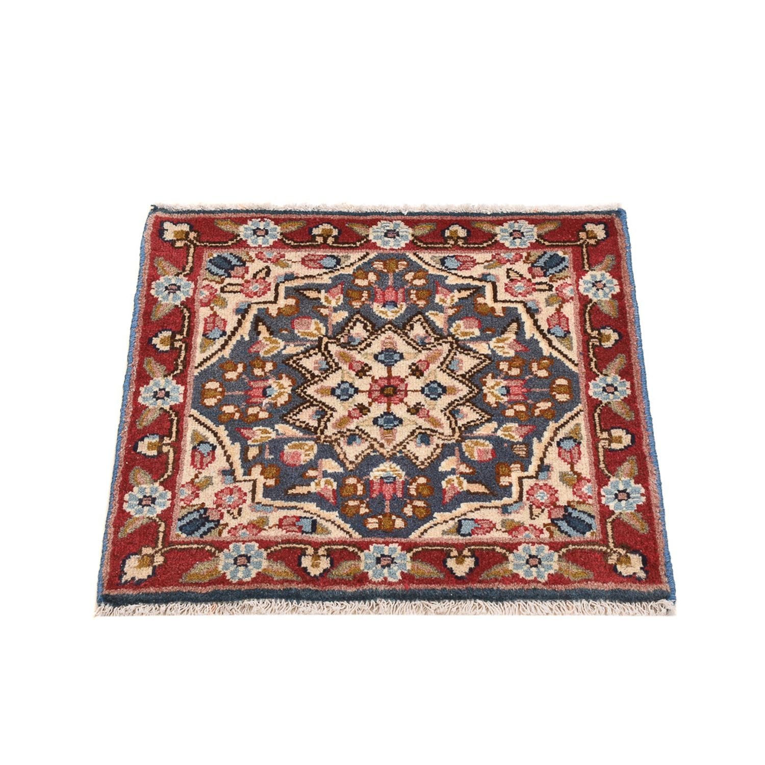 Tapis persan - Nomadic carré  - 53 x 52 cm - multicolore