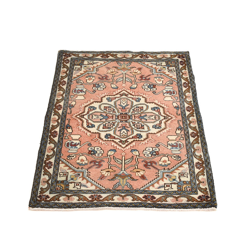 Tapis persan - Nomadic - 102 x 69 cm - rouge clair