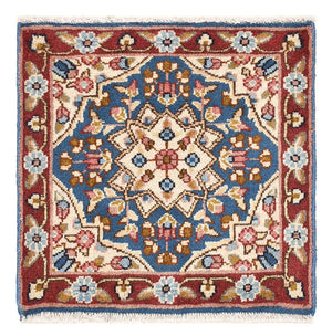 Tapis persan - Nomadic carré  - 53 x 52 cm - multicolore