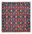 Tapis persan - Nomadic carré  - 65 x 60 cm - multicolore