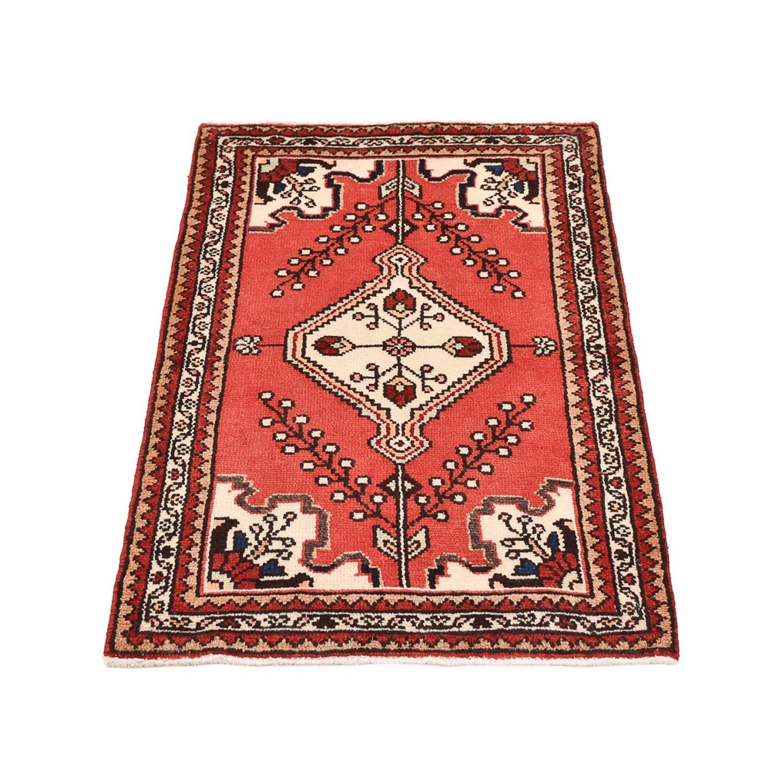 Tapis persan - Nomadic - 100 x 60 cm - rouge