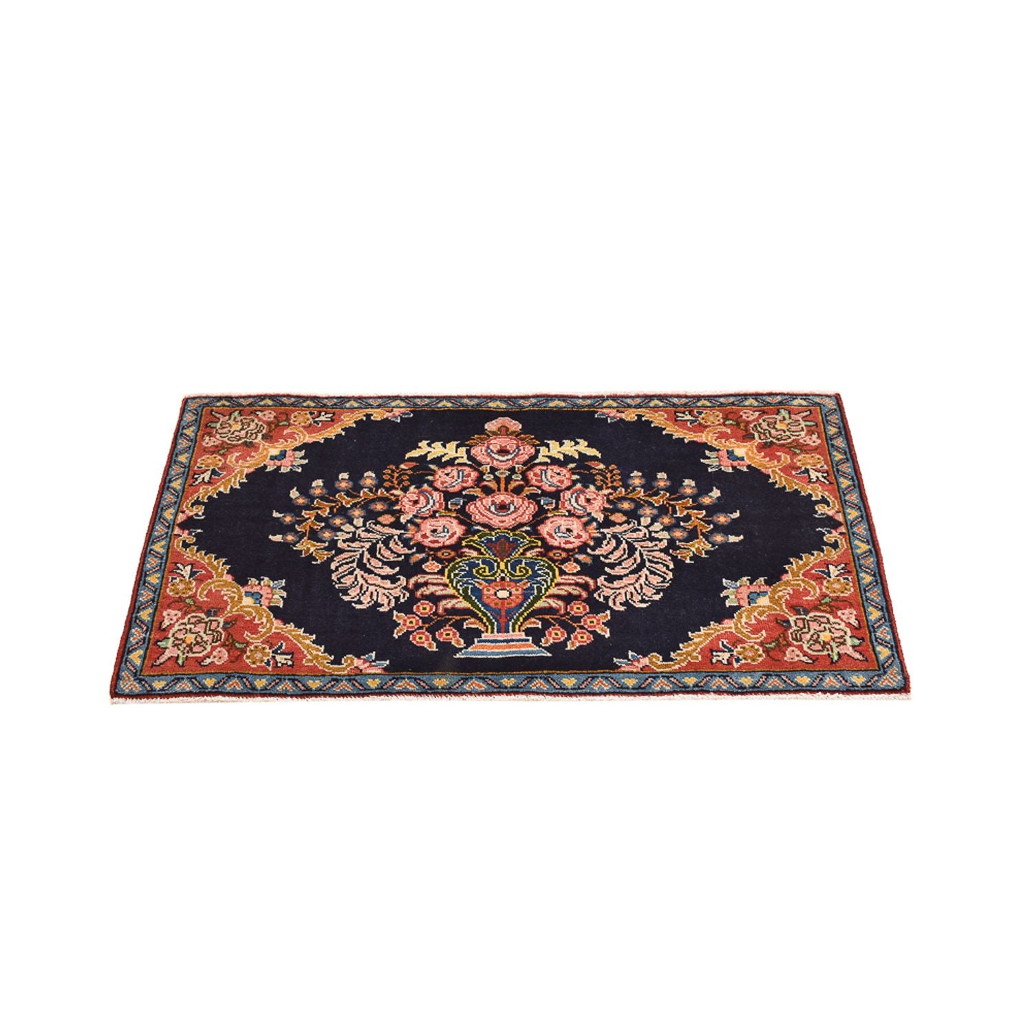 Tapis persan - Nomadic - 115 x 60 cm - rouge foncé