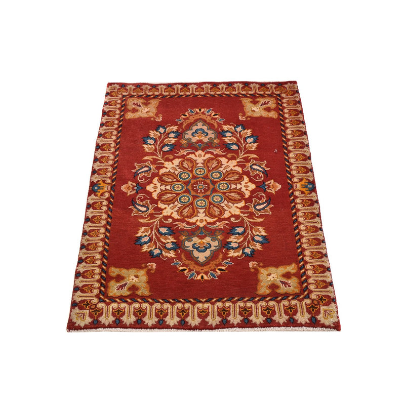 Tapis persan - Nomadic - 93 x 64 cm - rouge