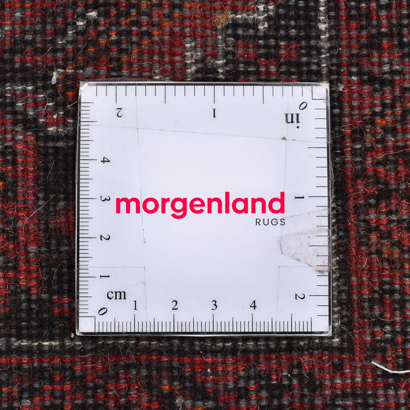 Tapis persan - Nomadic carré  - 43 x 40 cm - rouge