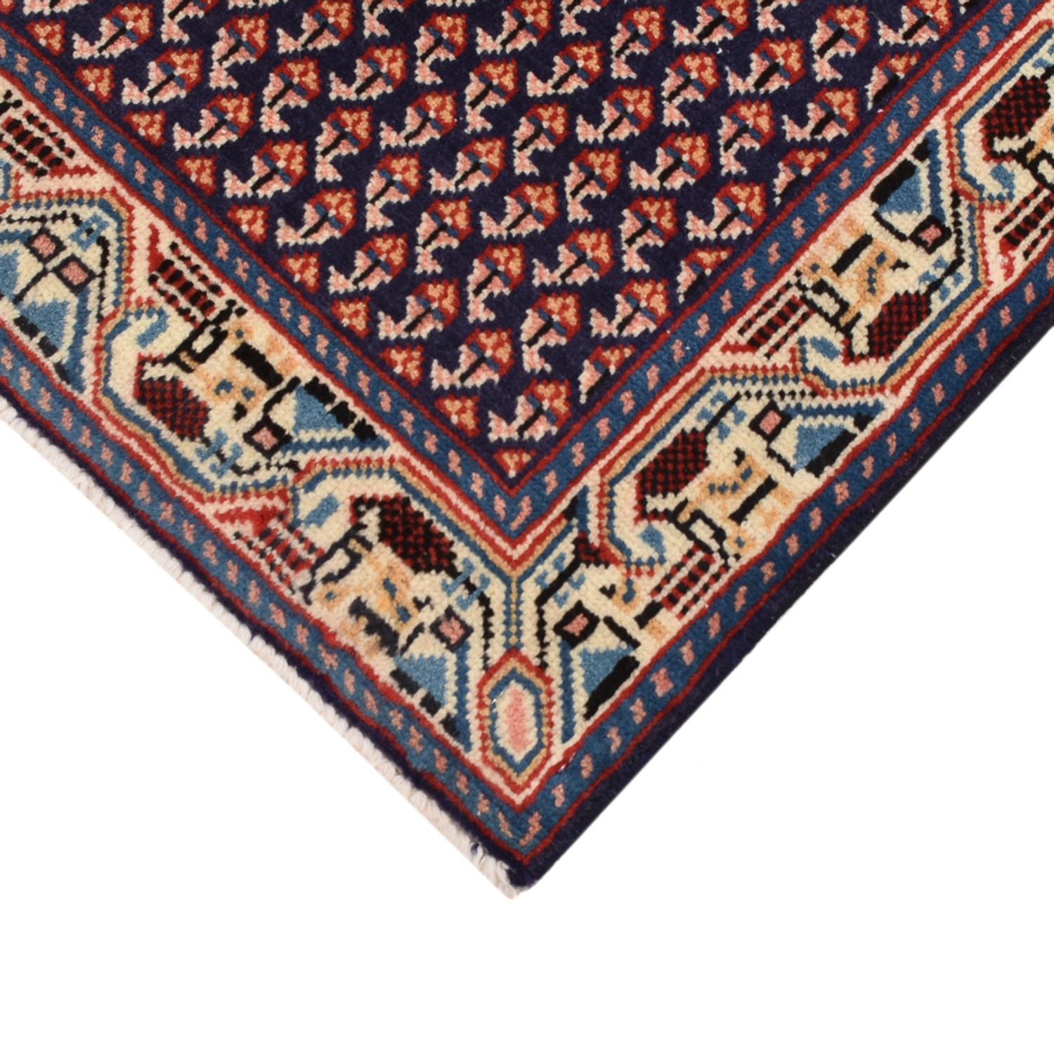 Tapis persan - Nomadic carré  - 73 x 61 cm - violet