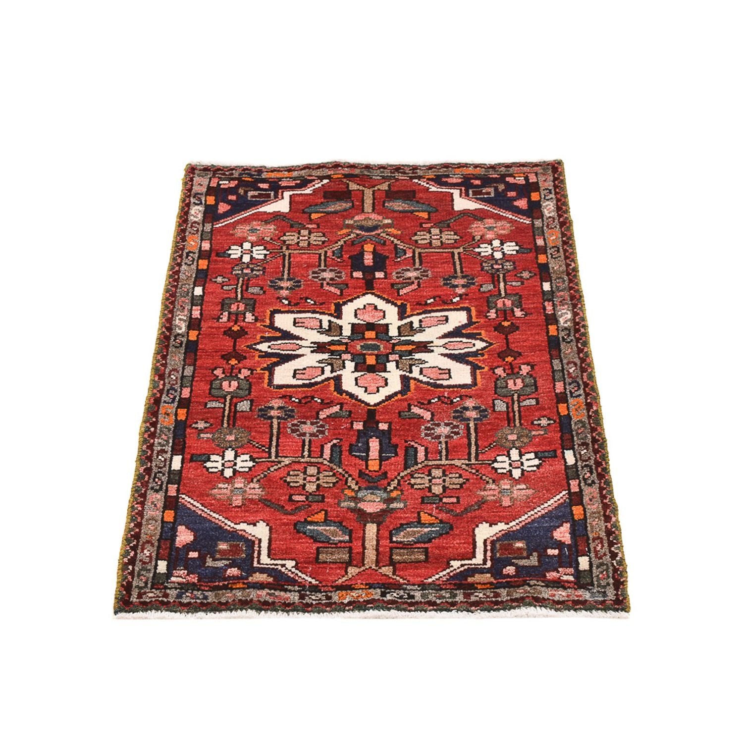 Tapis persan - Nomadic - 100 x 60 cm - rouge