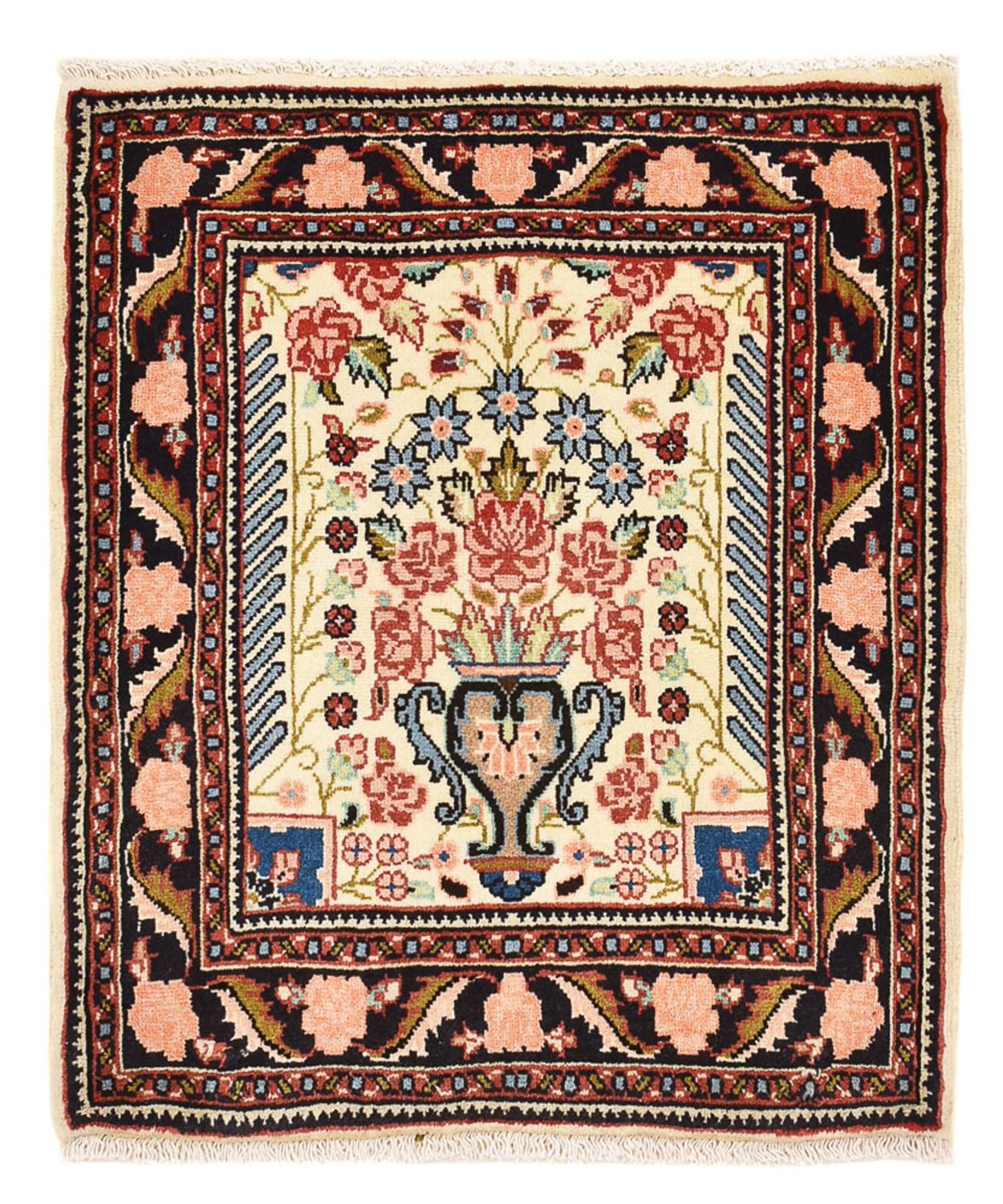 Tapis persan - Nomadic carré  - 65 x 57 cm - multicolore