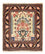 Tapis persan - Nomadic carré  - 65 x 57 cm - multicolore