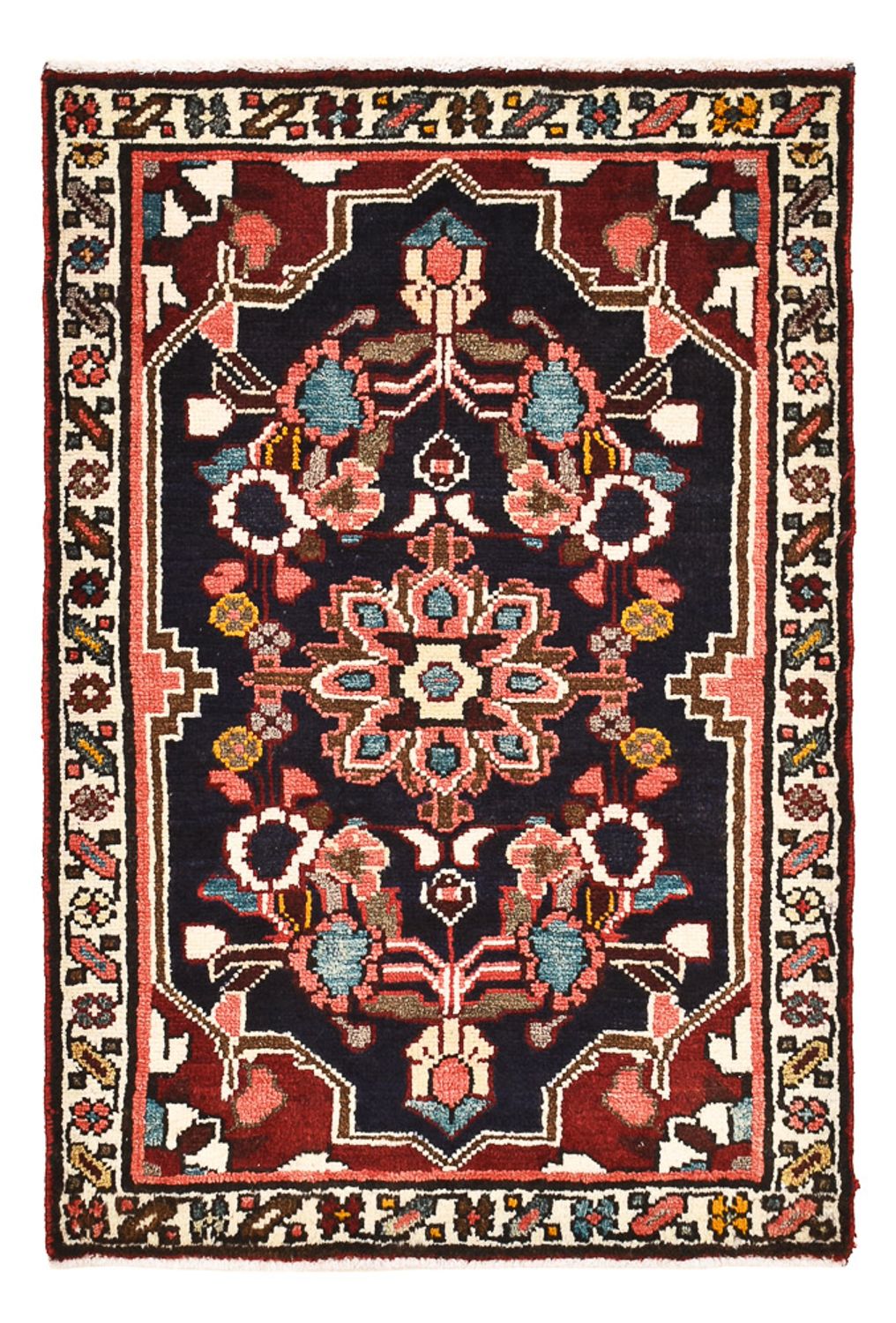Tapis persan - Nomadic - 87 x 60 cm - multicolore