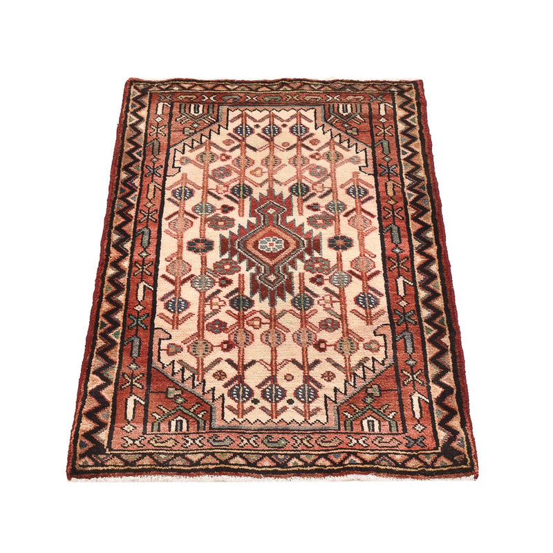 Tapis persan - Nomadic - 101 x 62 cm - rouge clair