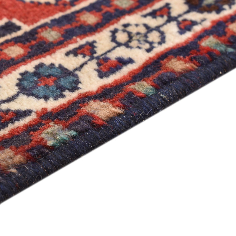 Tapis persan - Nomadic - 76 x 61 cm - rouge