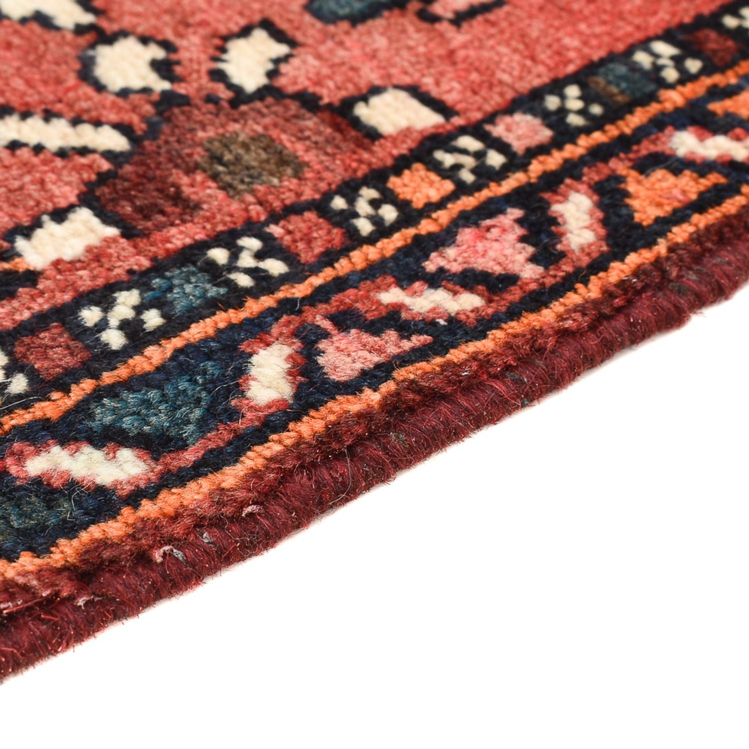 Tapis persan - Nomadic - 92 x 57 cm - rouge clair