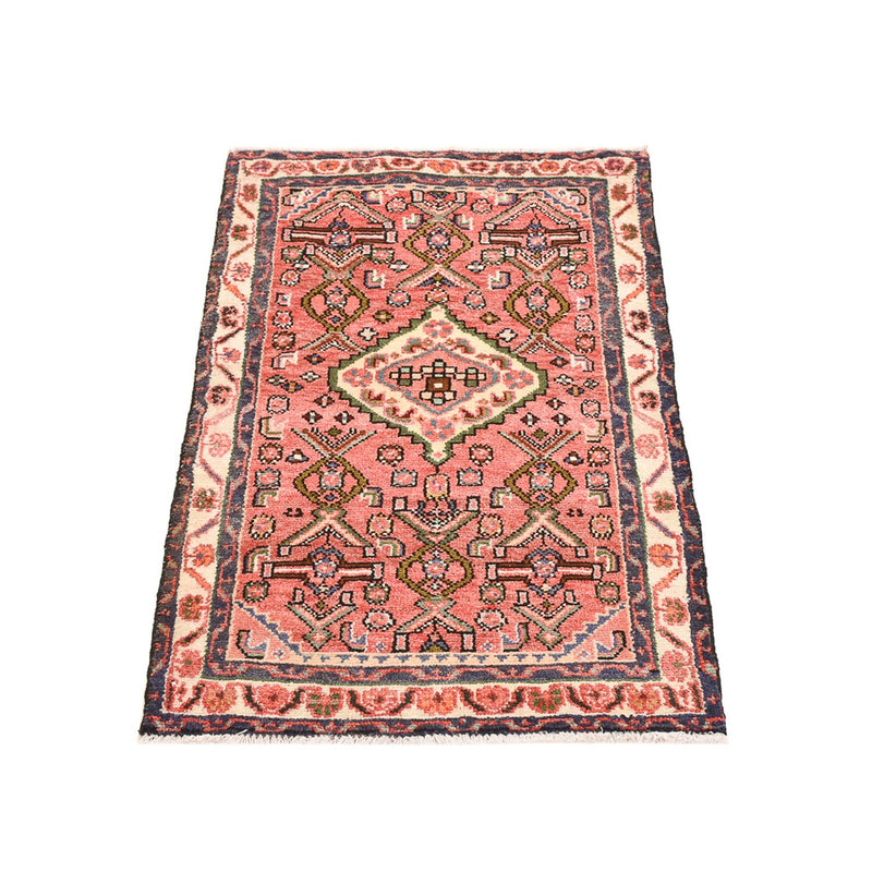 Tapis persan - Nomadic - 102 x 63 cm - rouge clair