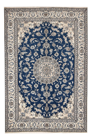 Tapis persan - Nain - 297 x 200 cm - bleu