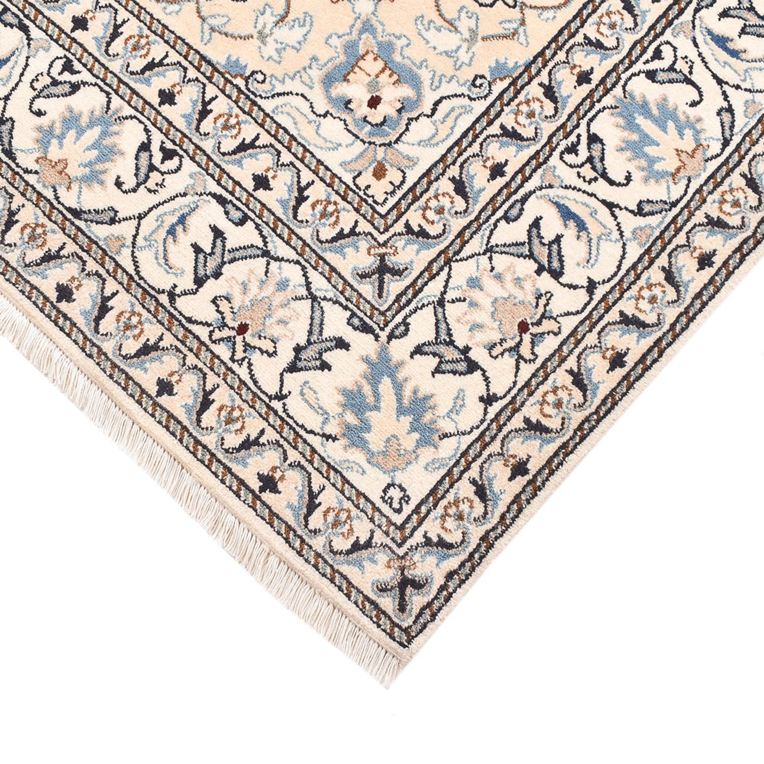 Tapis persan - Nain - 202 x 149 cm - gris