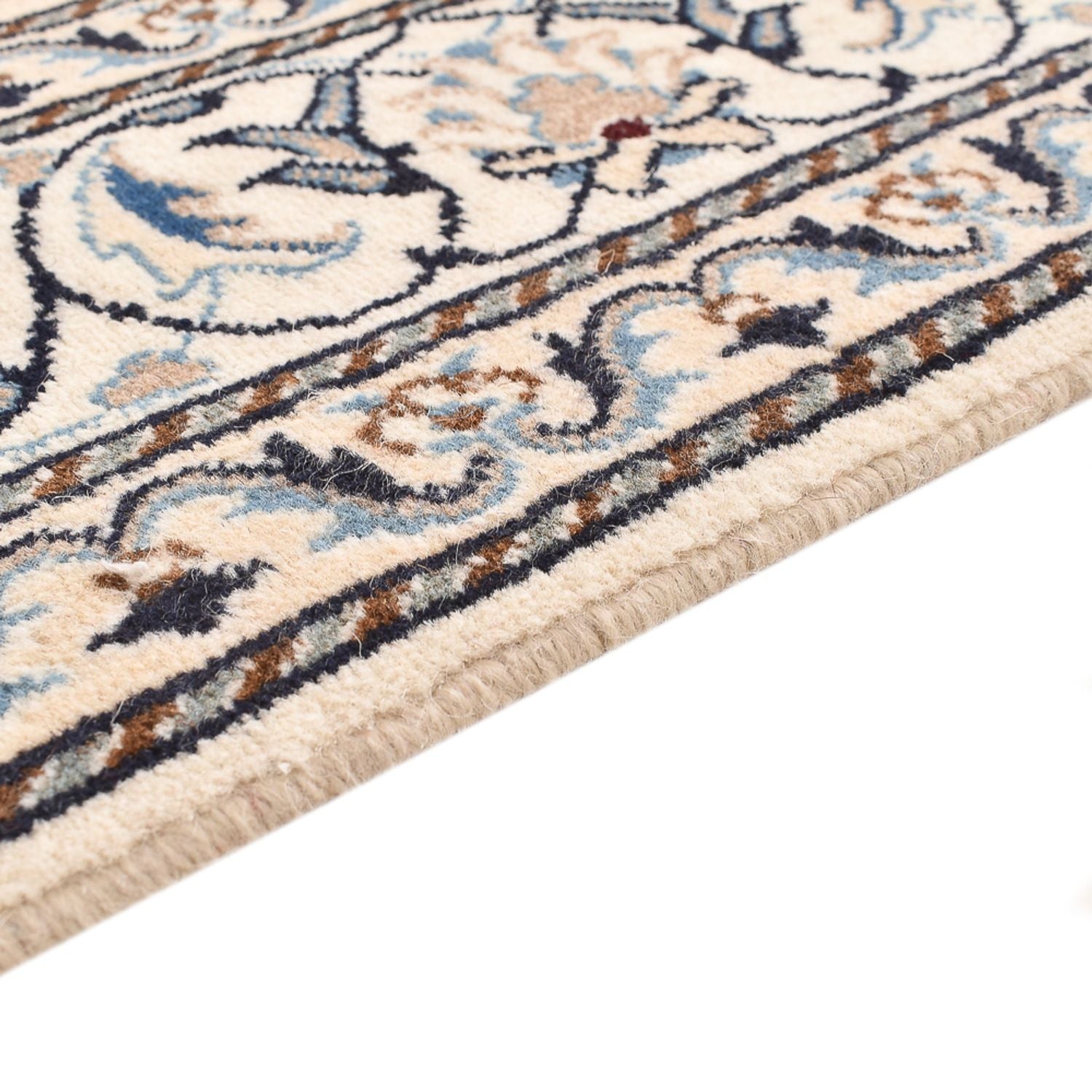 Tapis persan - Nain - 202 x 149 cm - gris