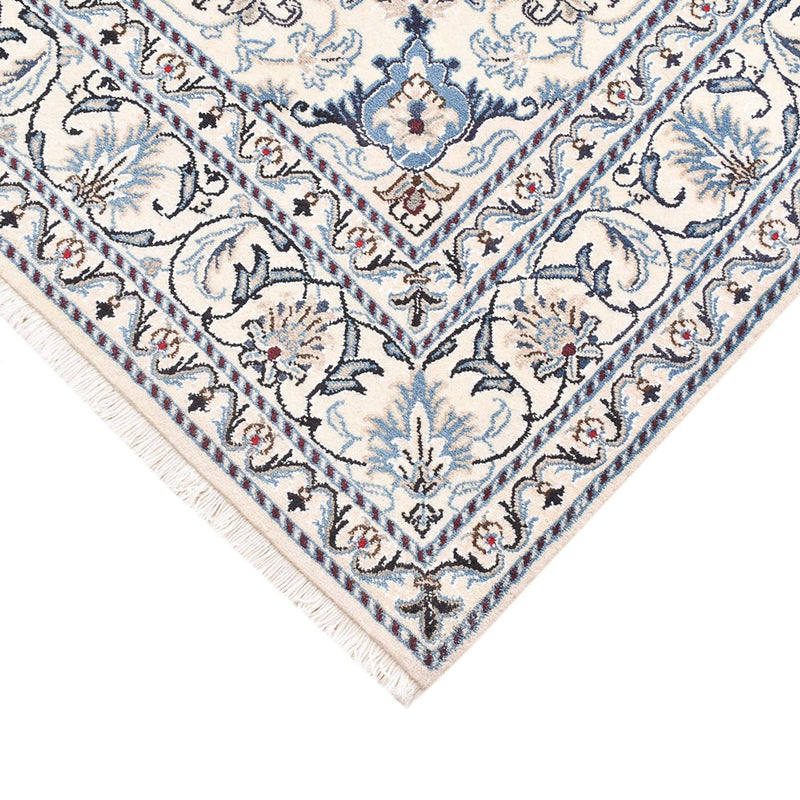 Tapis persan - Nain - 198 x 149 cm - bleu foncé