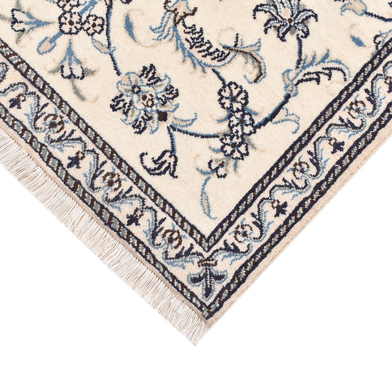 Tapis persan - Nain - 140 x 88 cm - gris clair