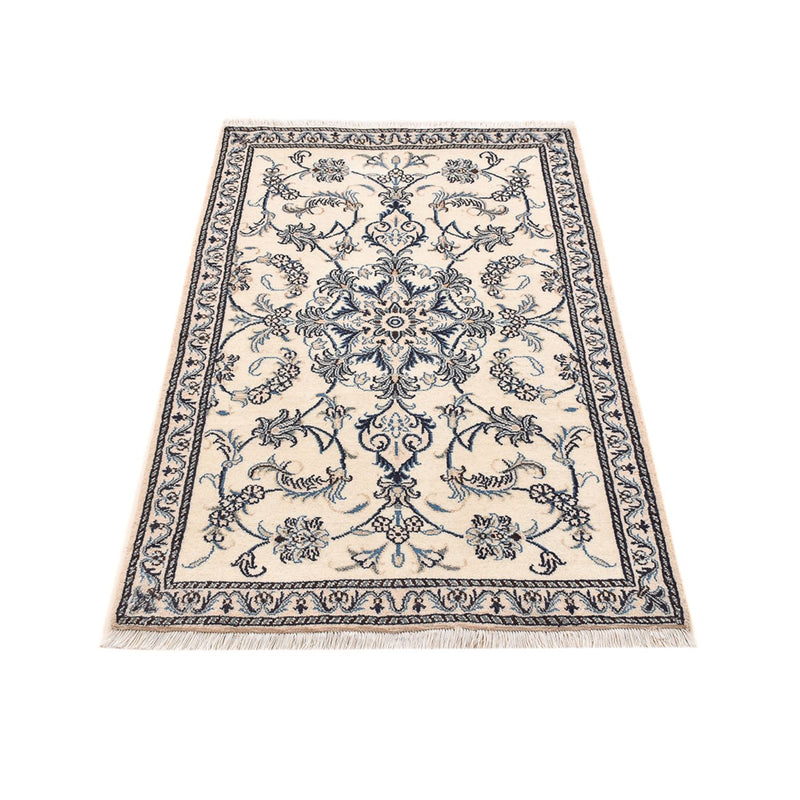 Tapis persan - Nain - 140 x 88 cm - gris clair
