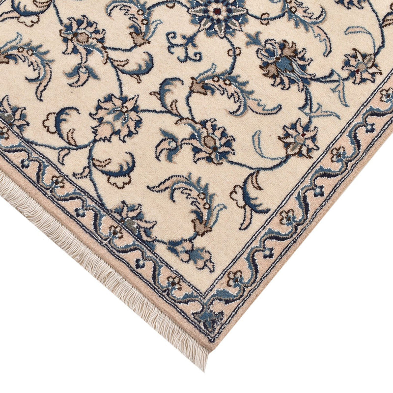 Tapis de couloir Tapis persan - Nain - 190 x 80 cm - beige