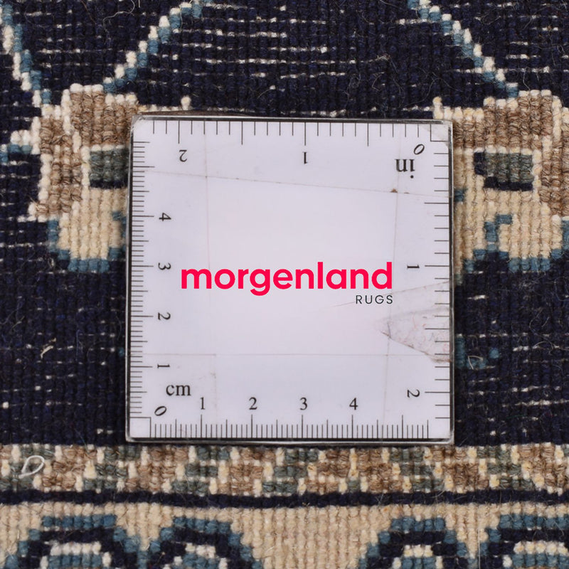 Tapis persan - Nain - 141 x 67 cm - bleu foncé