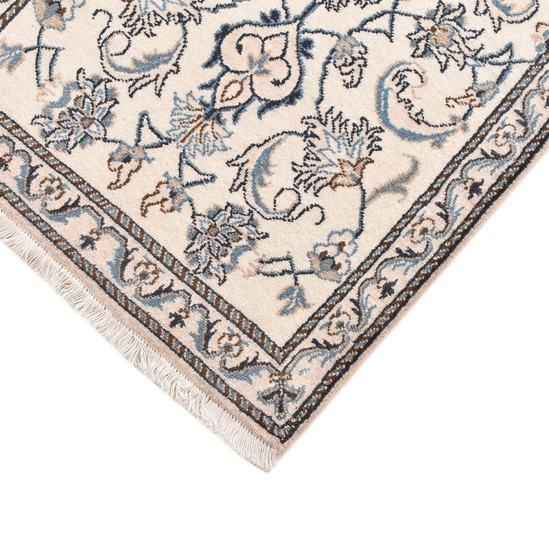 Tapis persan - Nain - 143 x 68 cm - gris clair
