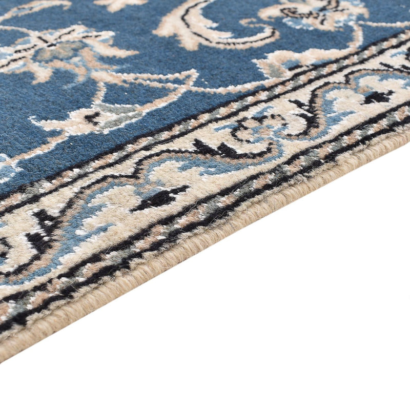Tapis persan - Nain - 146 x 68 cm - bleu
