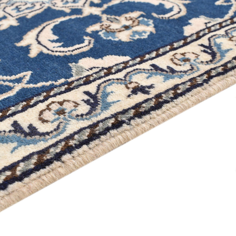 Tapis persan - Nain - 135 x 69 cm - bleu