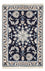 Tapis persan - Nain - 90 x 60 cm - bleu foncé
