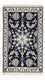 Tapis persan - Nain - 90 x 57 cm - bleu foncé